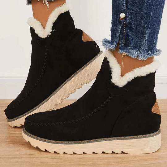 Chaussures d'Hiver Femme Imperméables avec Semelle en Caoutchouc