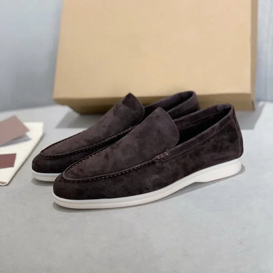 Mocassins de Luxe en Daim pour Hommes