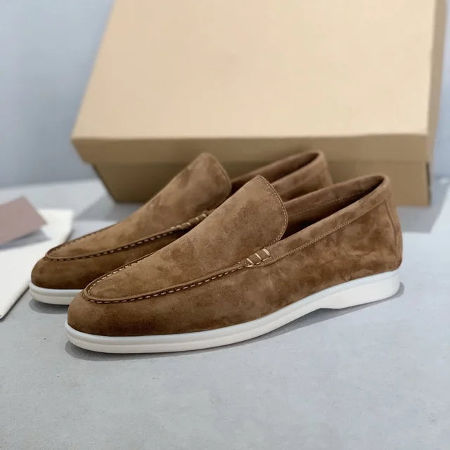Mocassins de Luxe en Daim pour Hommes