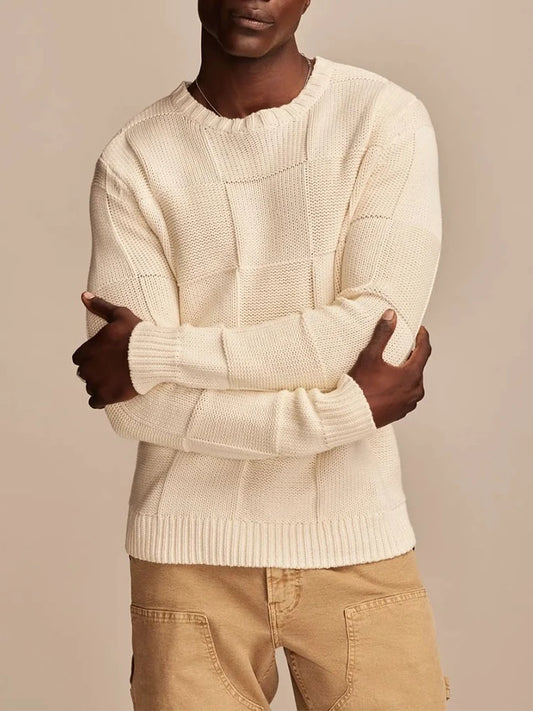 Pantalon Décontracté à Carreaux pour Hommes