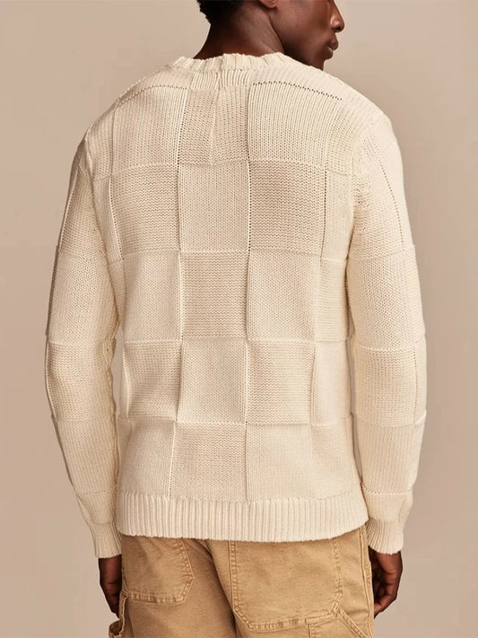 Pantalon Décontracté à Carreaux pour Hommes