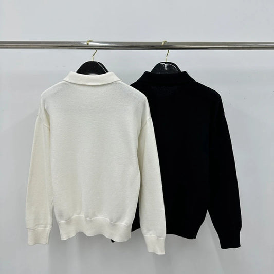 Pull Femme Élégant en Tricot Simple