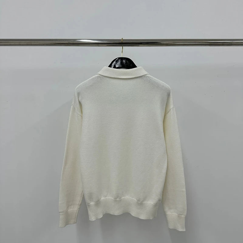 Pull Femme Élégant en Tricot Simple