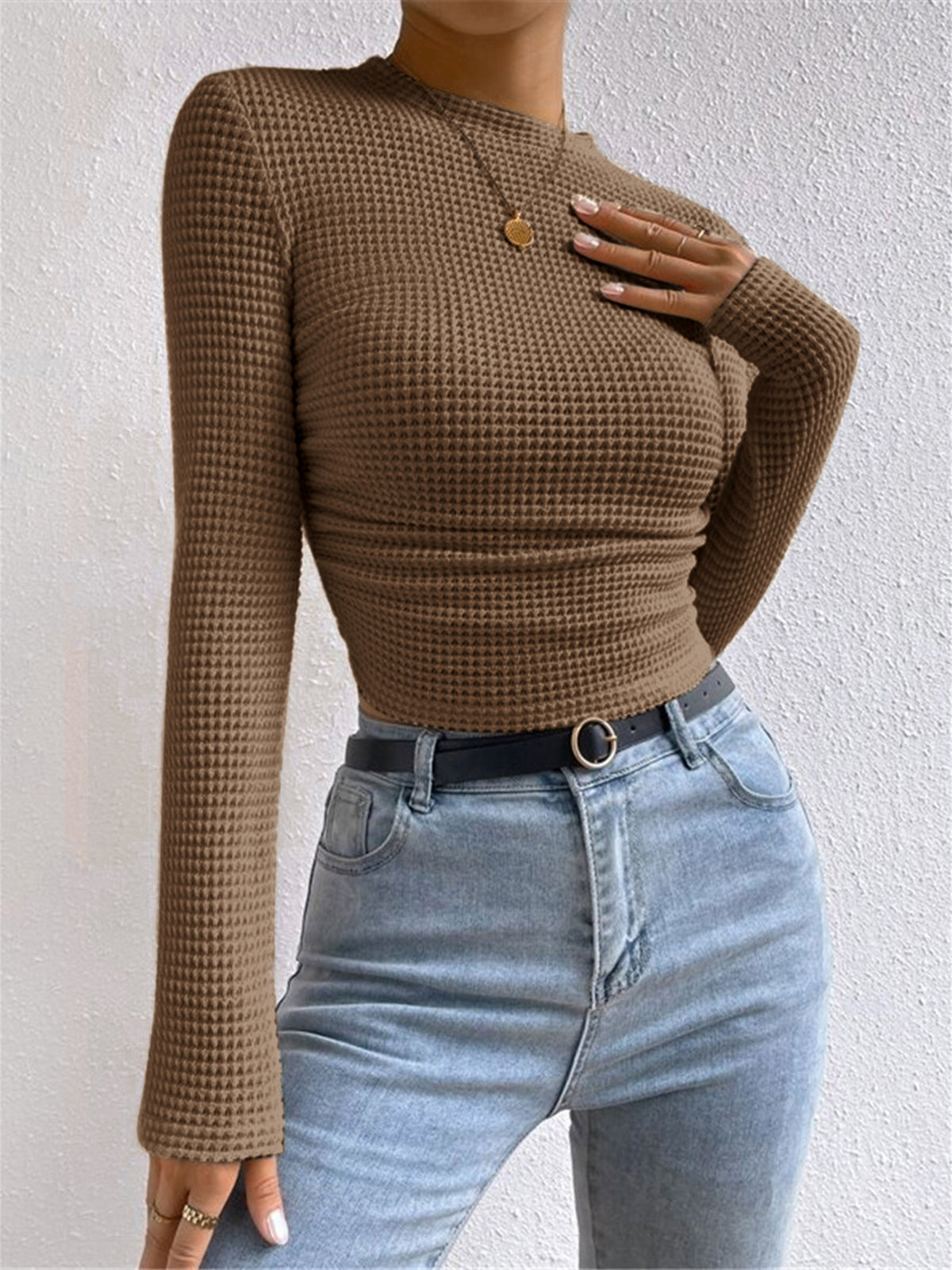 Pull Tricot Femme Slim Fit