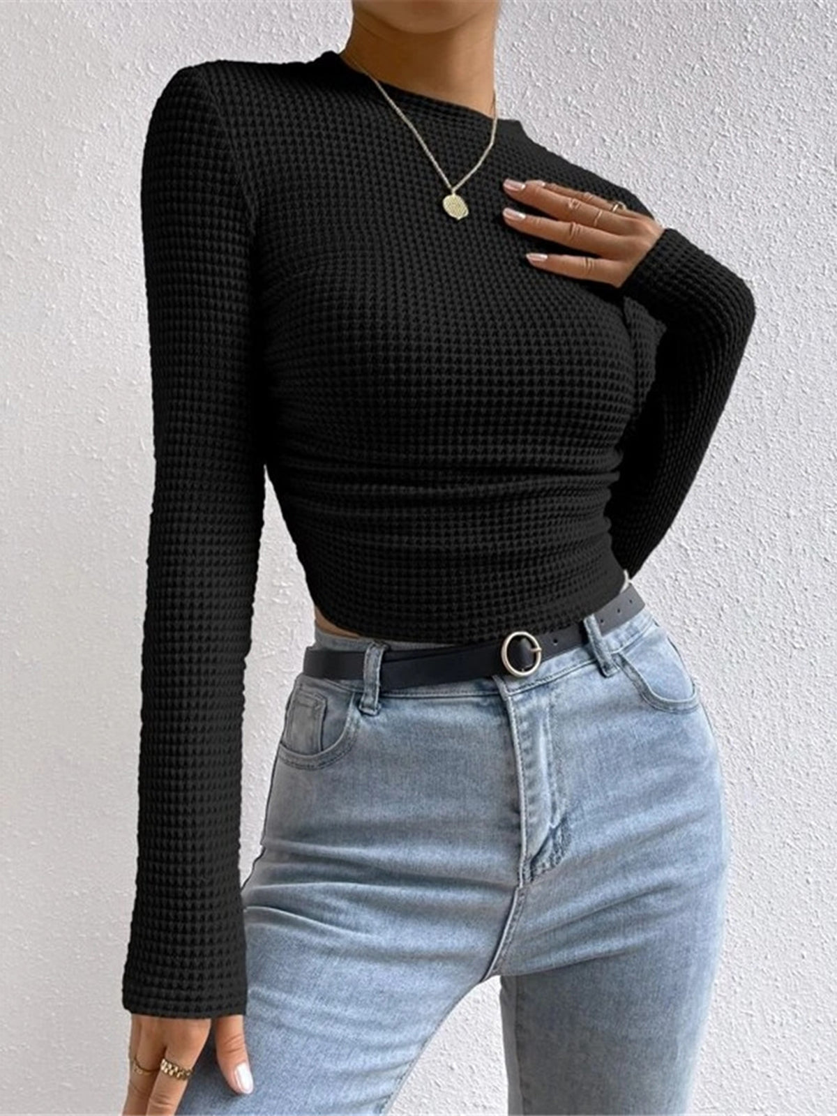 Pull Tricot Femme Slim Fit