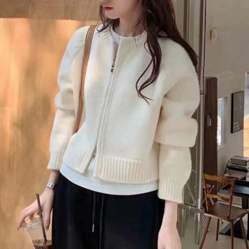 Gilet Femme Tricot Manches Longues