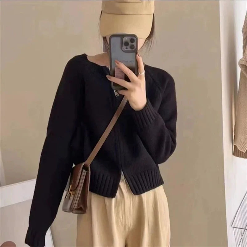 Gilet Femme Tricot Manches Longues