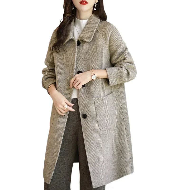 Manteau Hiver Femme Slim Fit élégant