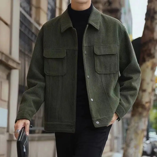 Veste Slim Fit Homme Style Coréen Tendance Automne-Hiver