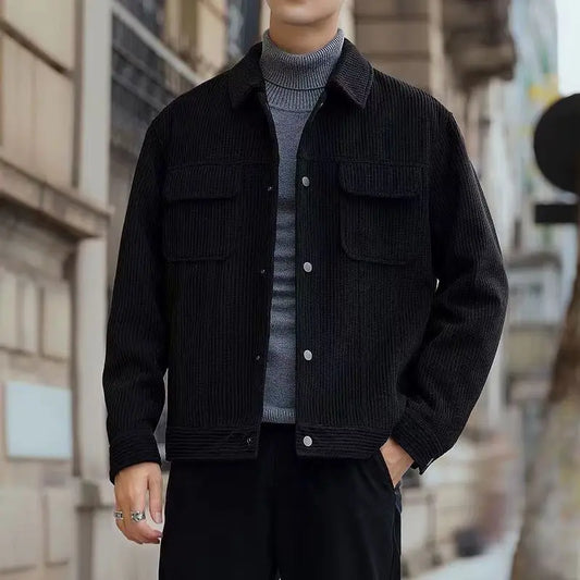 Veste Slim Fit Homme Style Coréen Tendance Automne-Hiver
