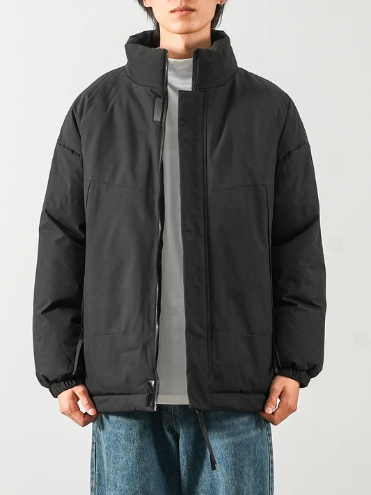 Veste d'hiver à col montant pour homme